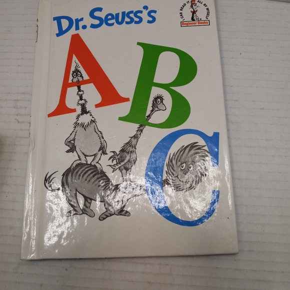 Dr. Seuss's Hard Cover Kid Books (ABC, One Fish, Moo, & Tooth) - Picture 9 of 12